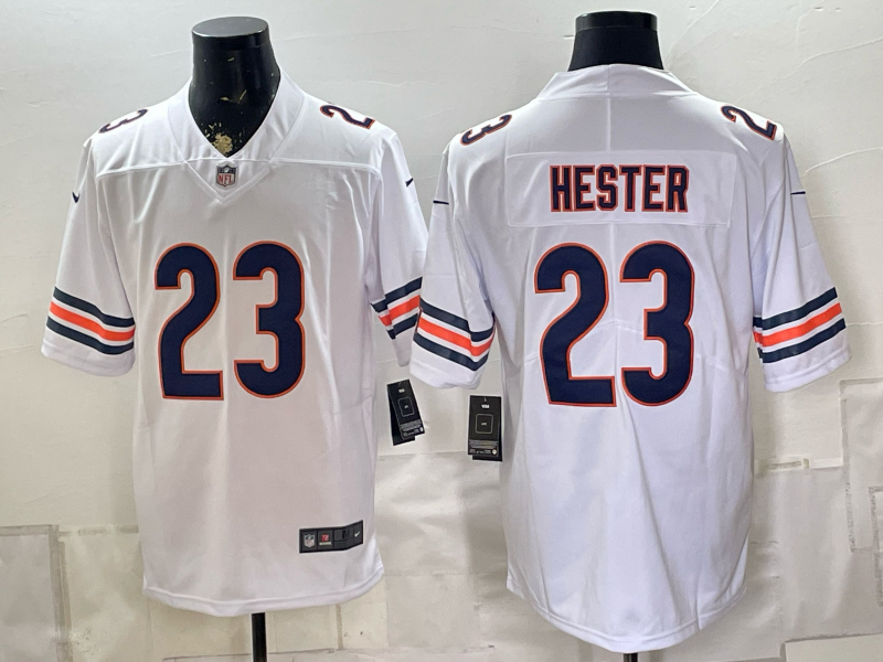 Men 2026 Chicago Bears #23 Hester white Nike Limited NFL Jersey 0903004->chicago bears->NFL Jersey